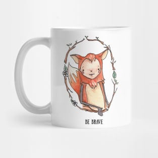 Be Brave Fox Mug